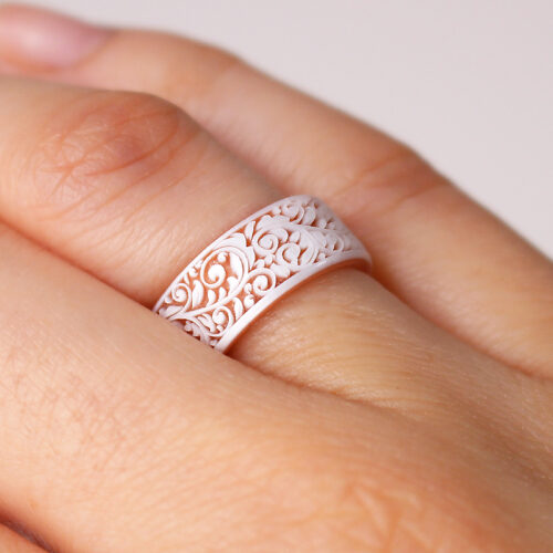 Silikonering med mønster til kvinder